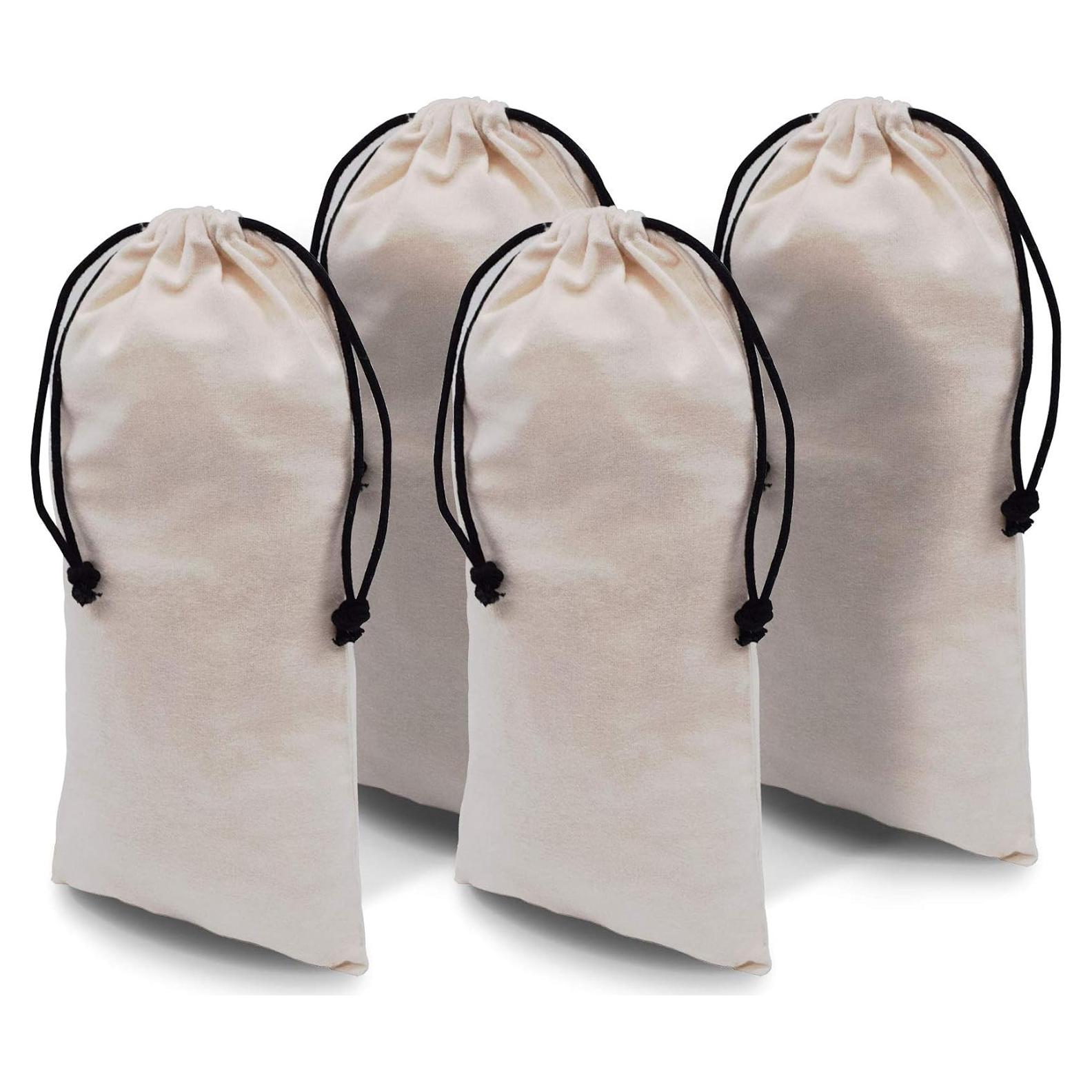 Bolsas de Tela ZENPAC para Zapatos Beige - Pack de 4
