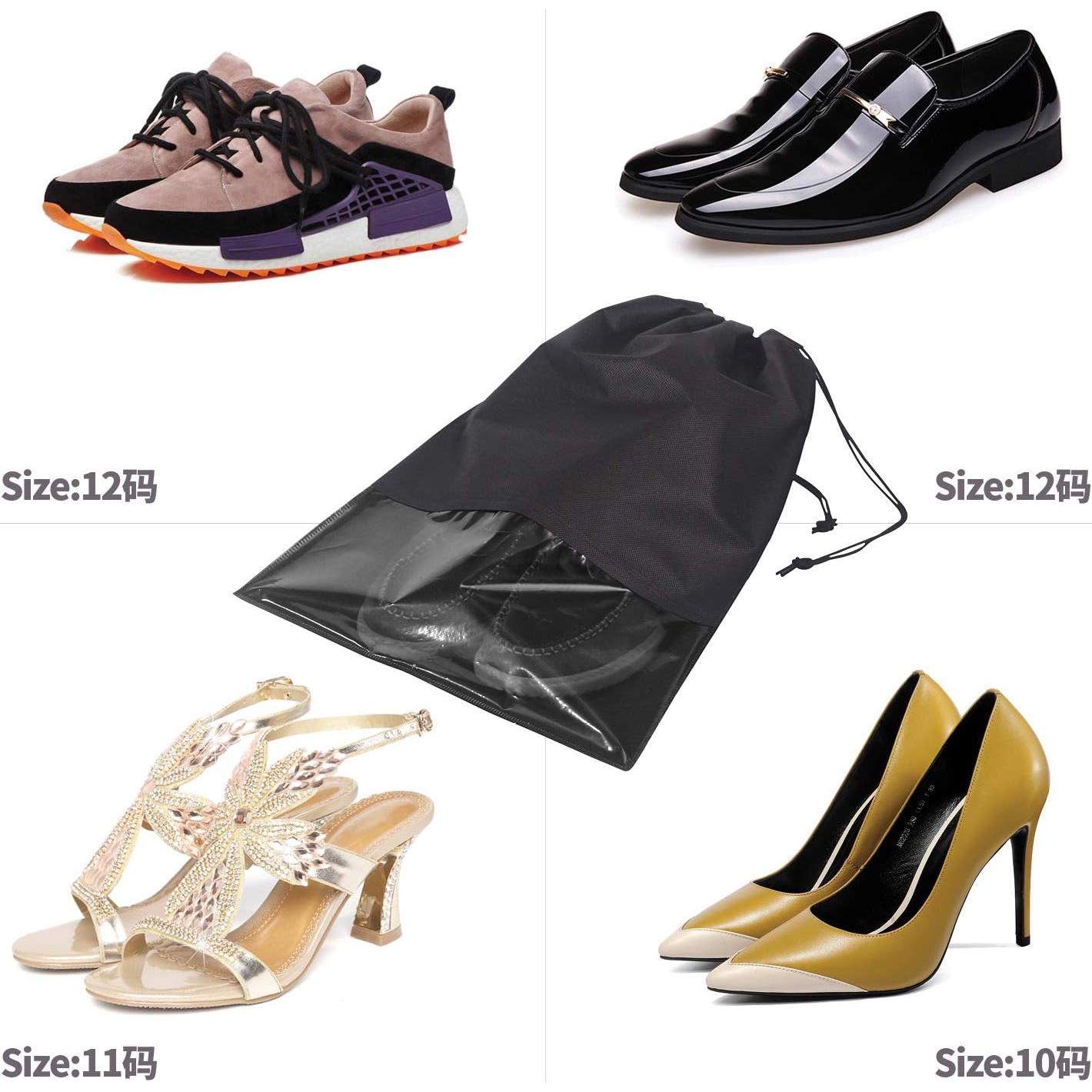 24 Bolsas de Viaje para Zapatos No Tejidas con Cuerda