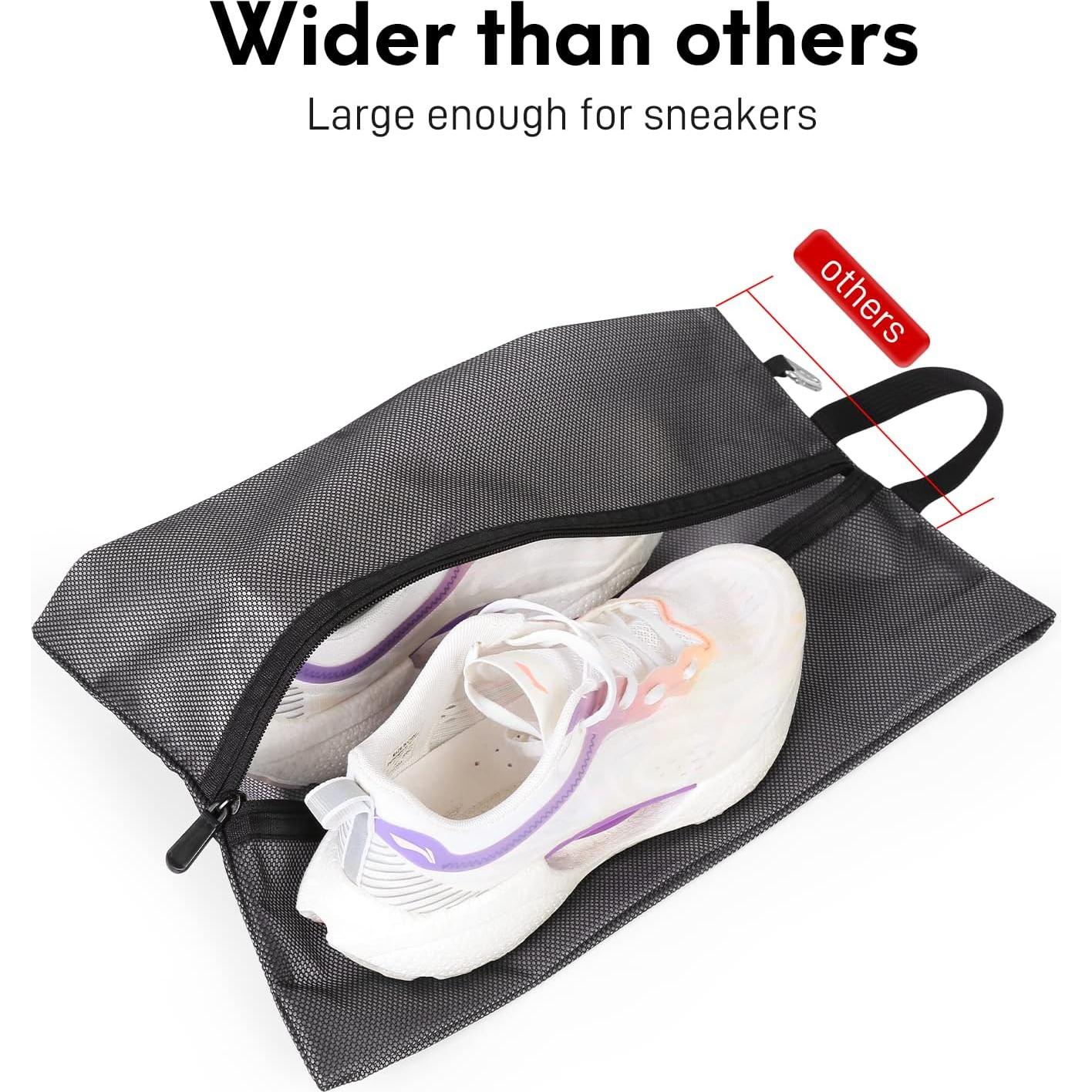 Paquete de 2 Bolsas Impermeables para Zapatos de Viaje Extra Grande