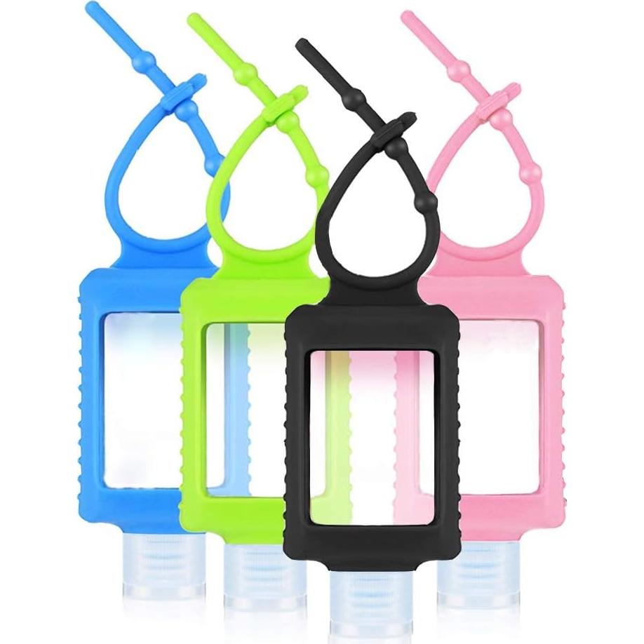 Paquete de 4 Botellas de Viaje ICHOEEU 60ml A Prueba de Fugas