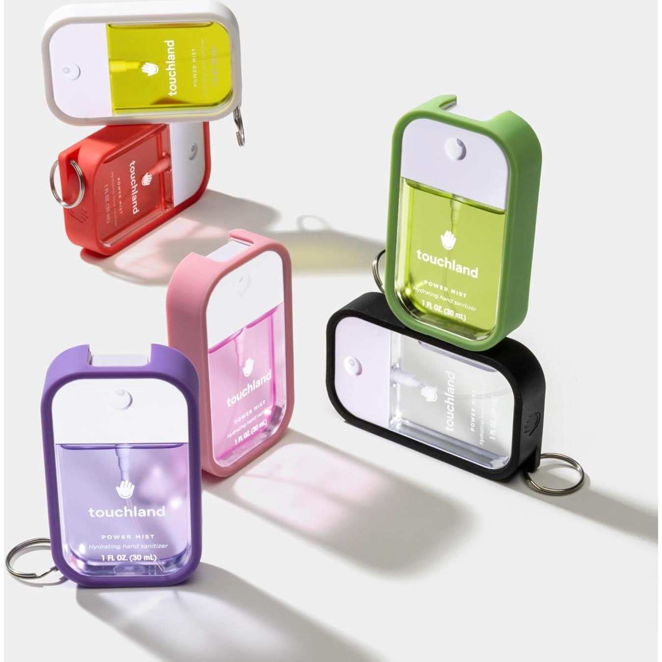 Funda de Desinfectante Touchland Naranja Spritz 30ml con Llavero