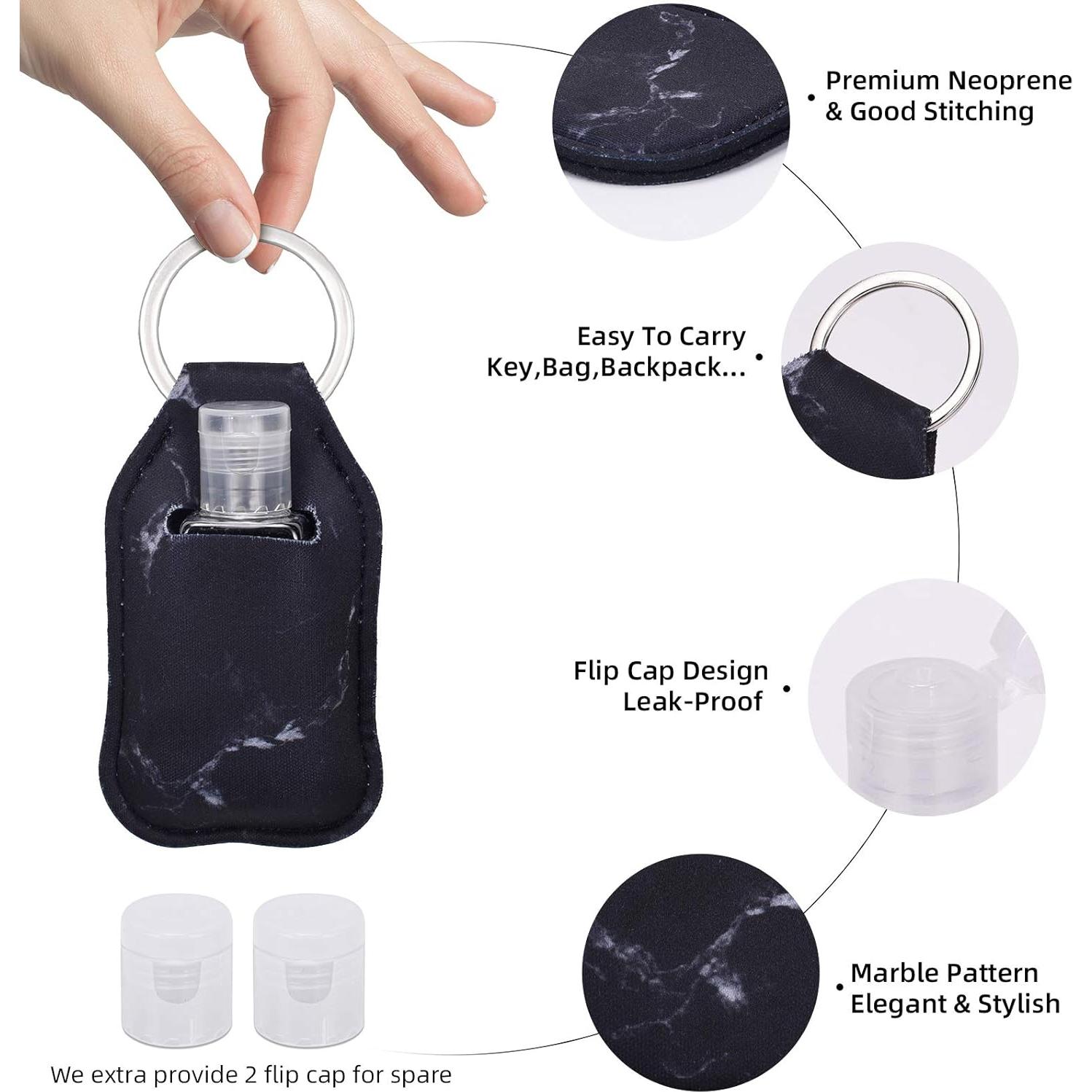 Porta Gel Antibacterial IACA 5 Pack Botellas 30ml Viaje