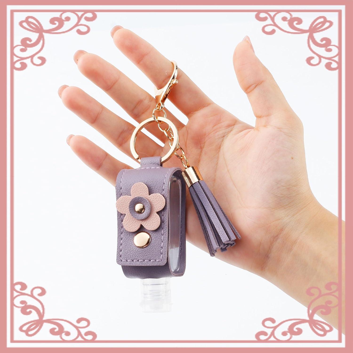 4 Llaveros Desinfectante de Manos 30ml GTILE - Colores Variados