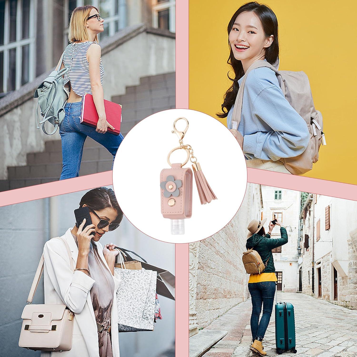 4 Llaveros Desinfectante de Manos 30ml GTILE - Colores Variados