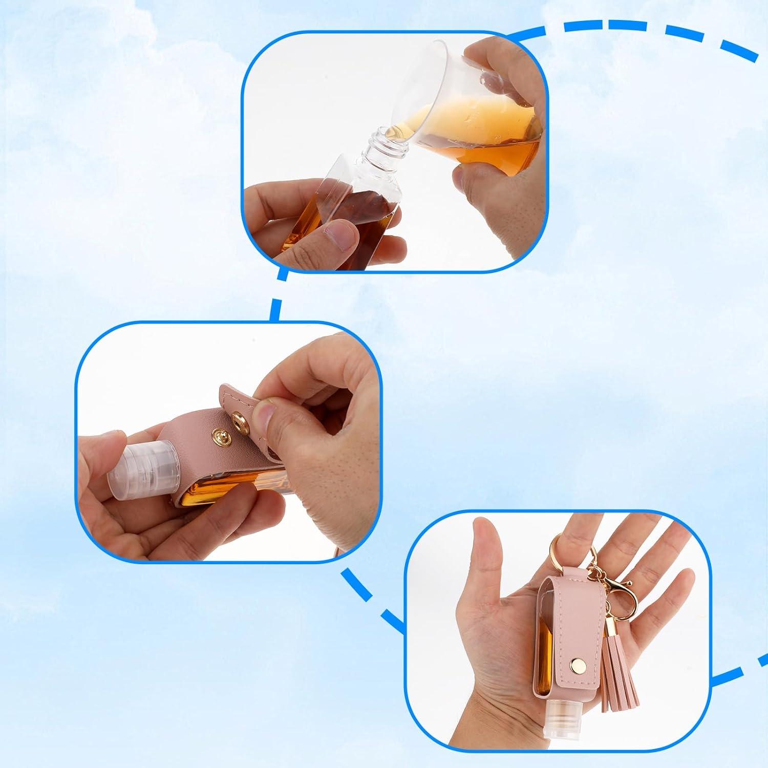 Set 3 Llavero Soporte Desinfectante Manos 30ml ZEYIYER