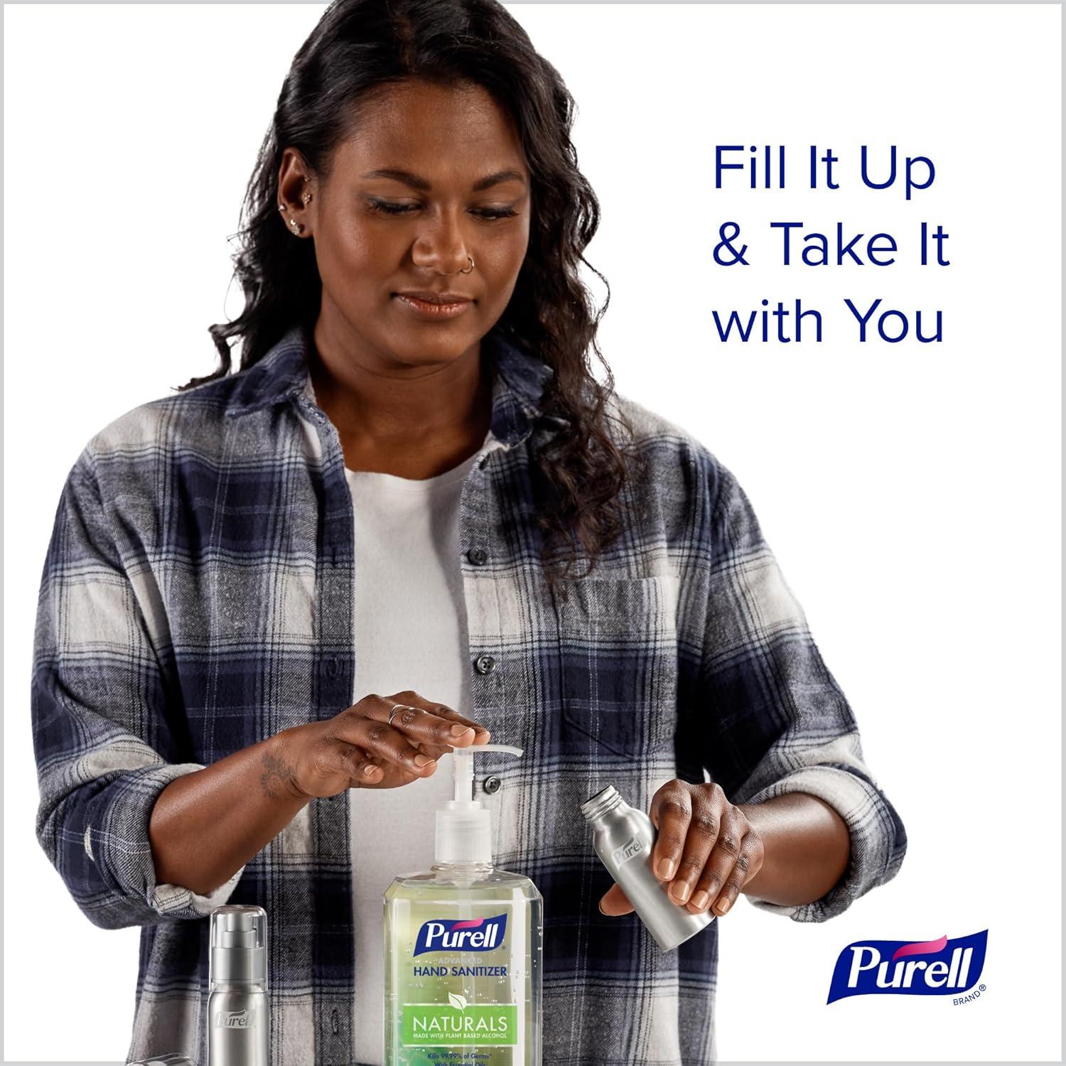 Kit Desinfectante de Manos PURELL Naturals 24 oz + 2 Botellas 59 ml