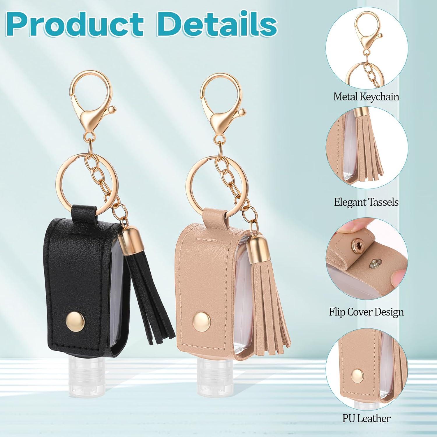 2 Botellas Portátiles Desinfectante 30ml Aiyorse con Llavero