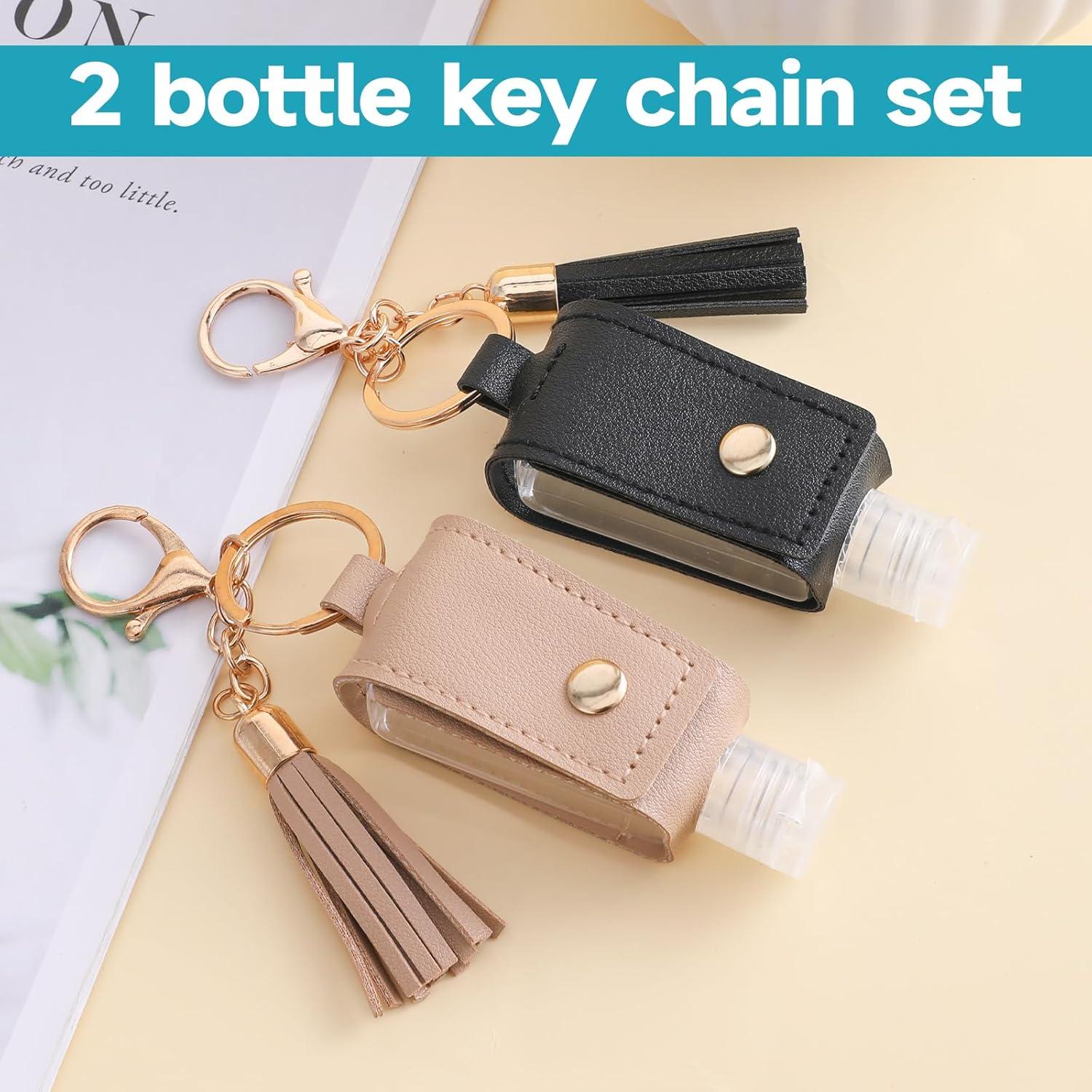 2 Botellas Portátiles Desinfectante 30ml Aiyorse con Llavero