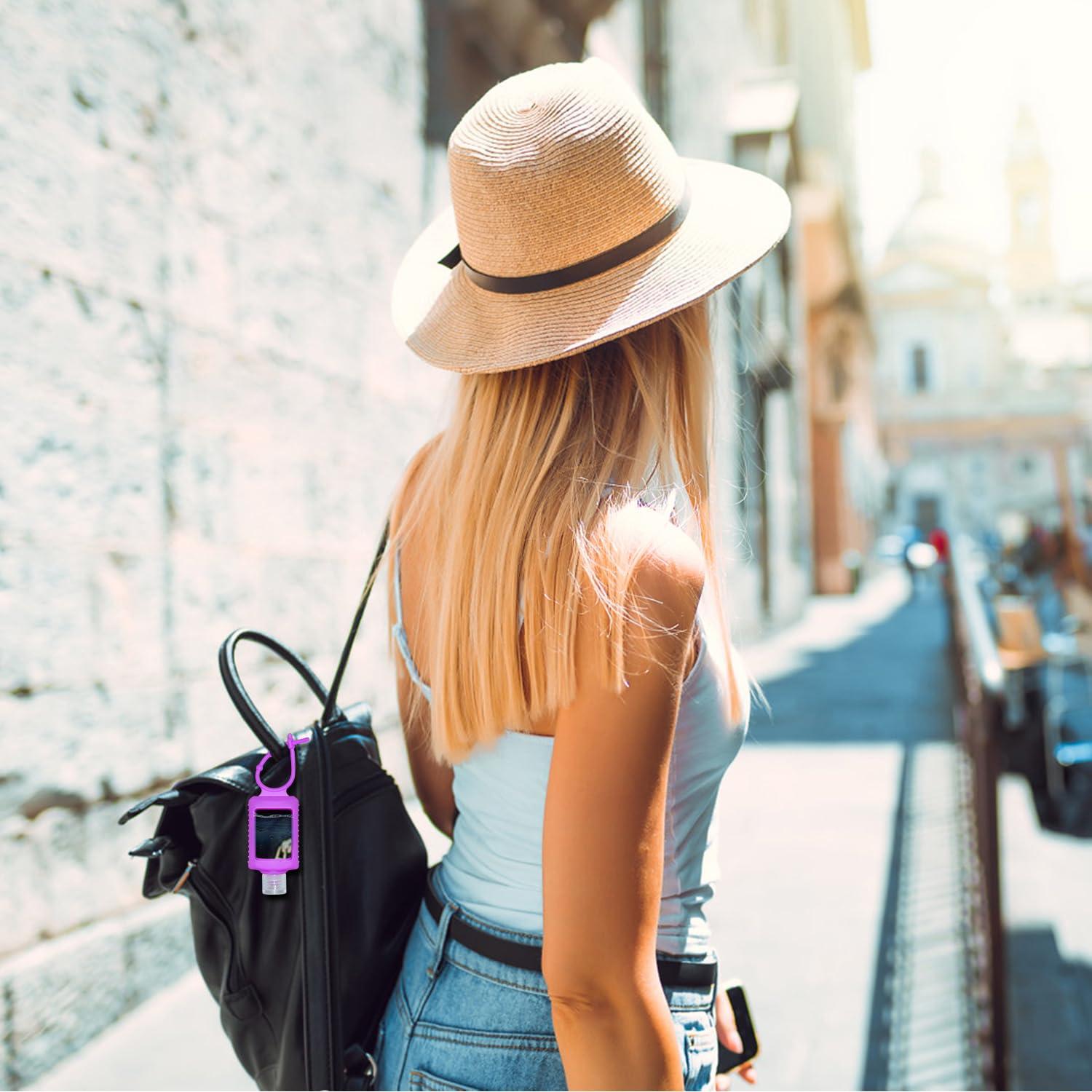 6 Botellas Vacías de Gel Antibacterial 60ml VHOPMORE Portátiles