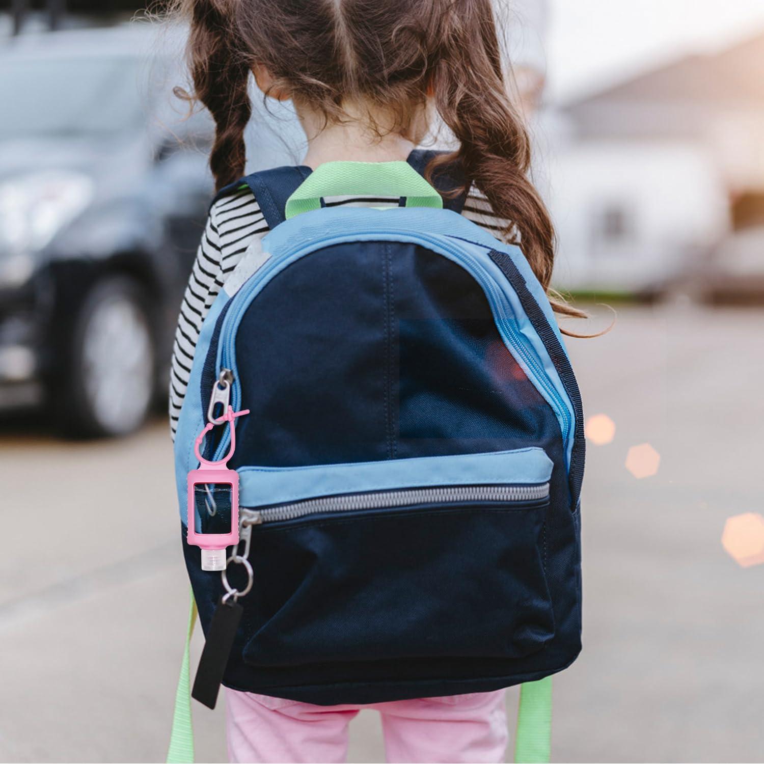 6 Botellas Vacías de Gel Antibacterial 60ml VHOPMORE Portátiles