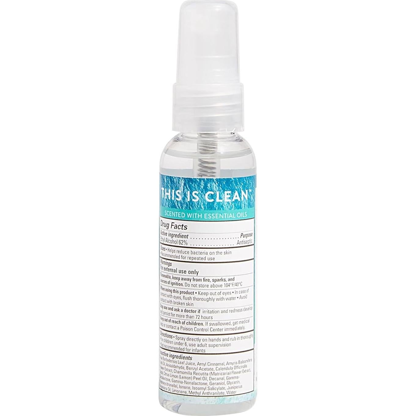 Spray Desinfectante de Manos The Honest Company 2 oz Surf Costero