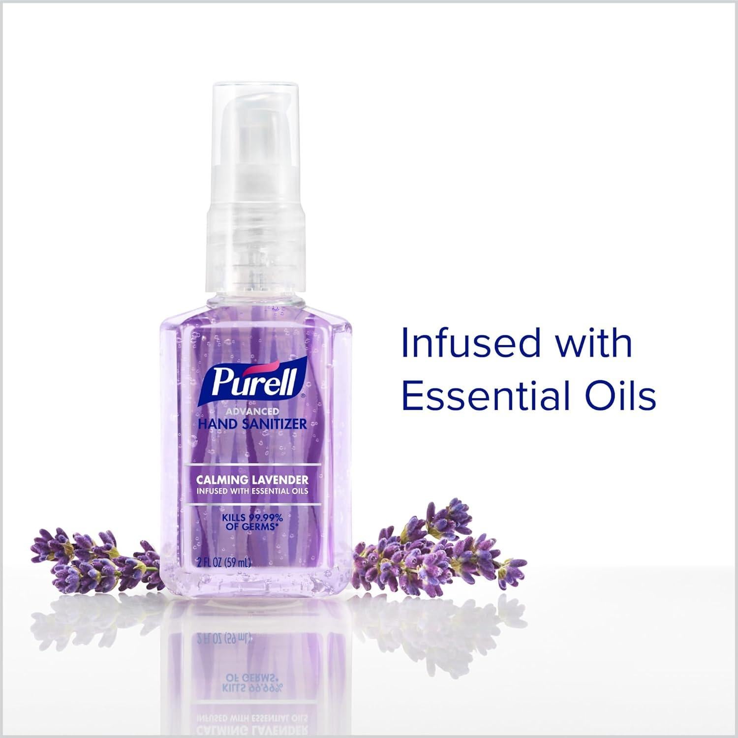 Gel desinfectante de manos Purell Advanced Lavanda 2 oz - Paquete de 6