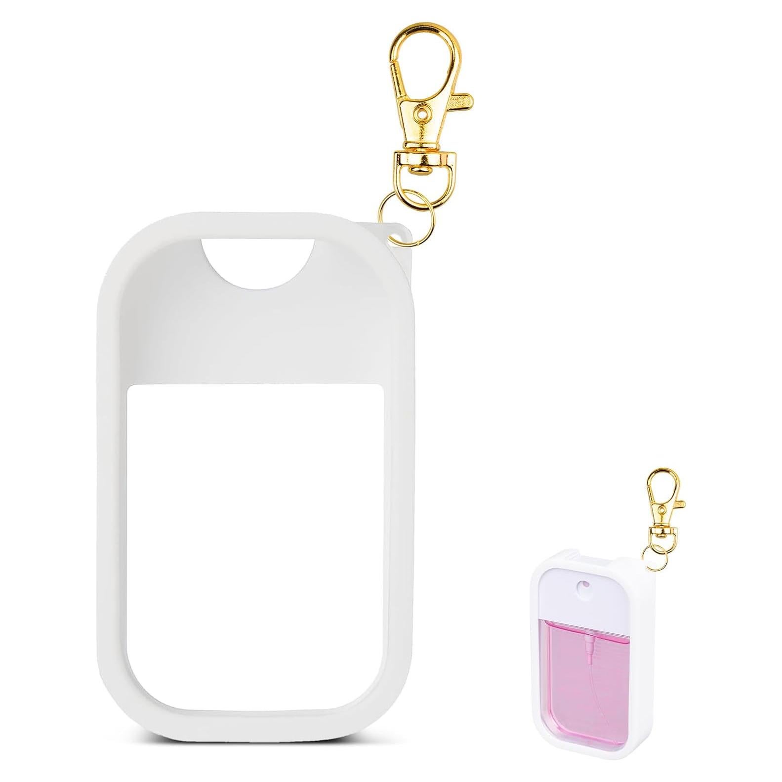 Funda de Silicona COCGVEL para Spray Desinfectante 30 ml Blanco