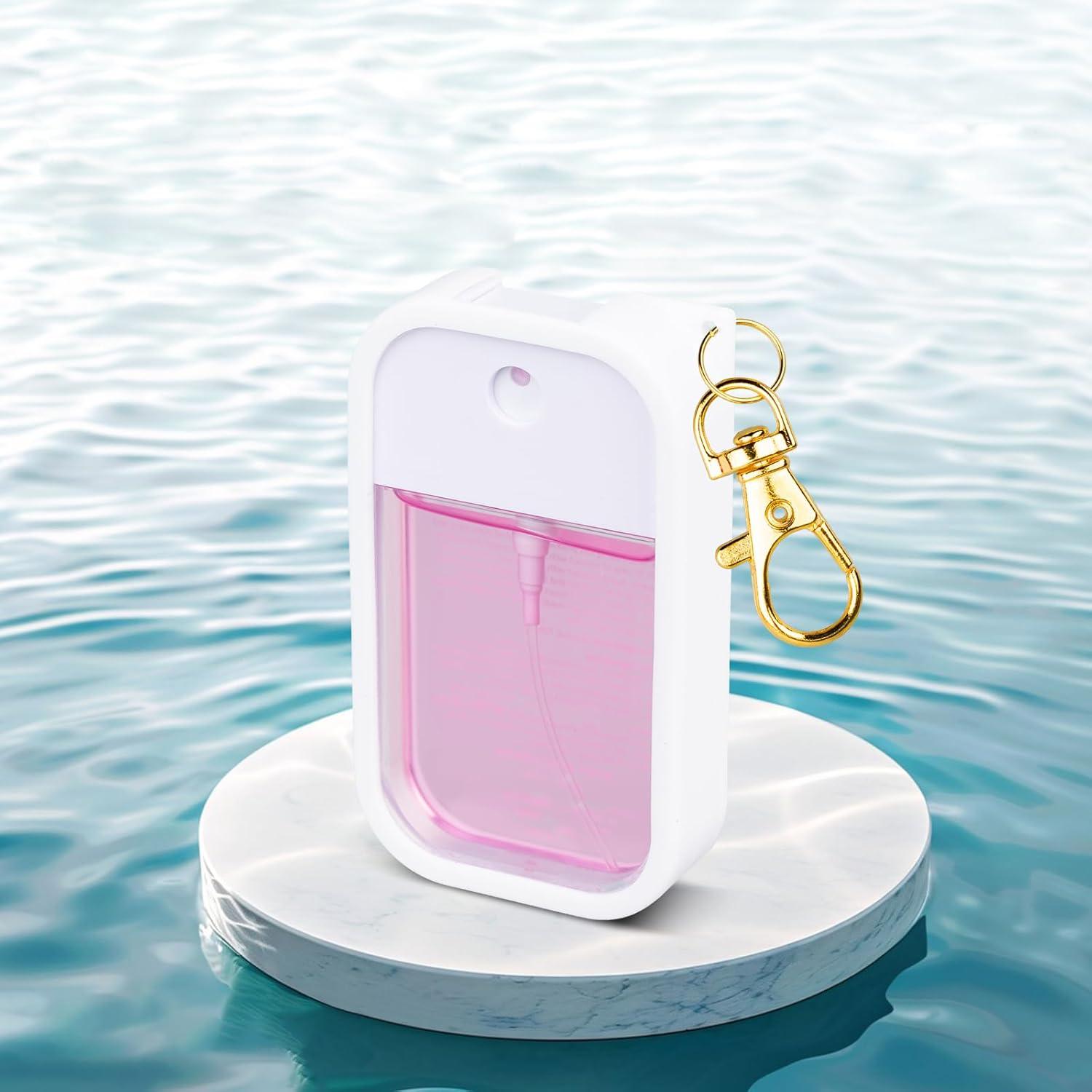 Funda de Silicona COCGVEL para Spray Desinfectante 30 ml Blanco