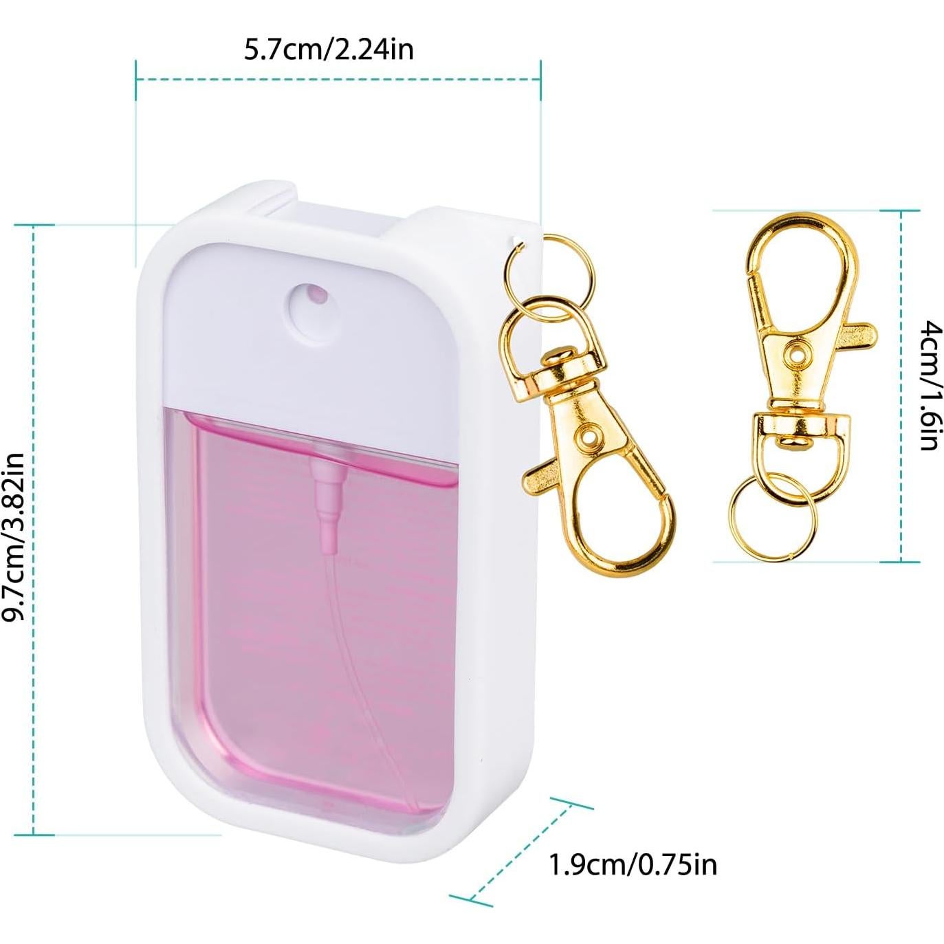 Funda de Silicona COCGVEL para Spray Desinfectante 30 ml Blanco