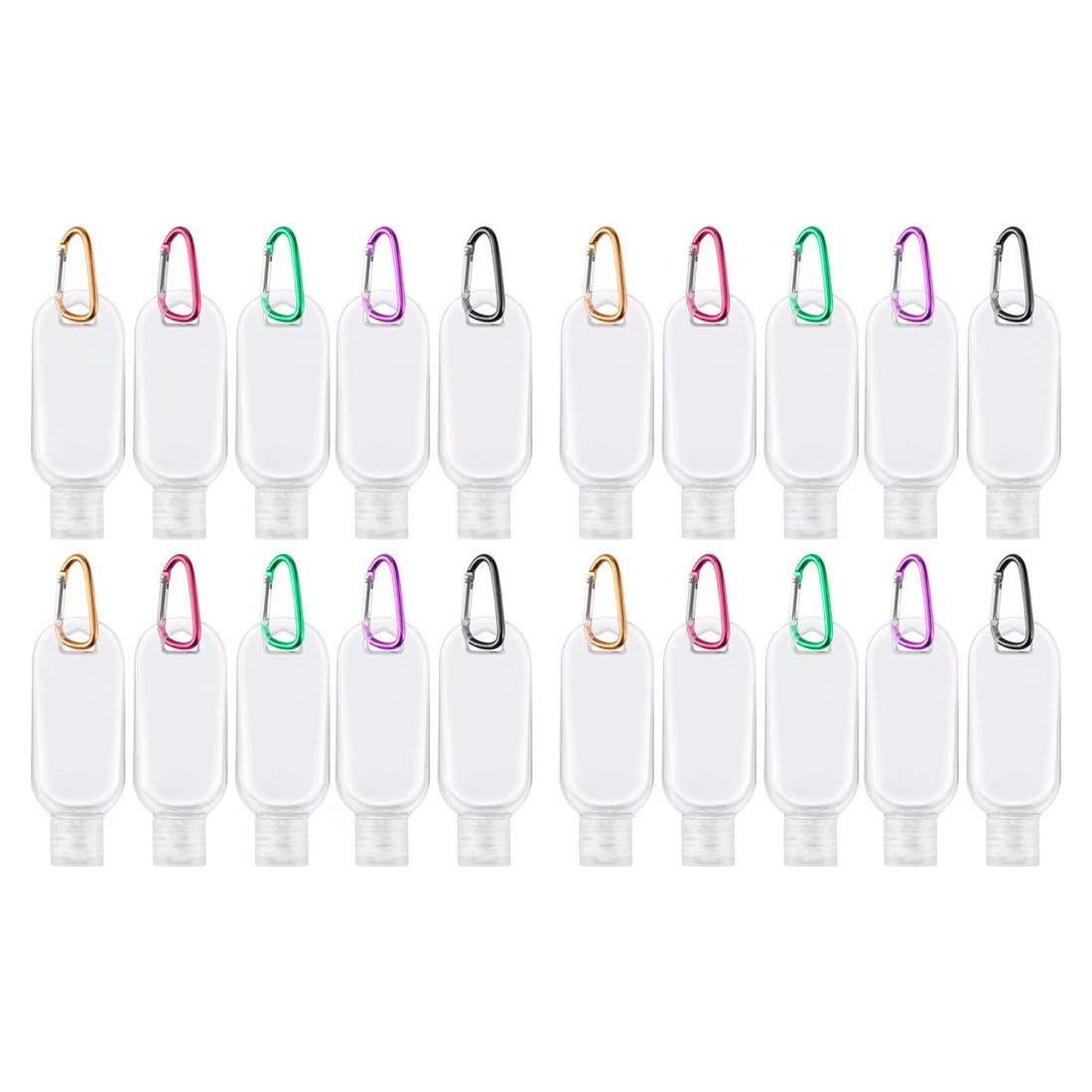 Botellas de Viaje JINEN 30ml 20 Pcs a Prueba de Fugas