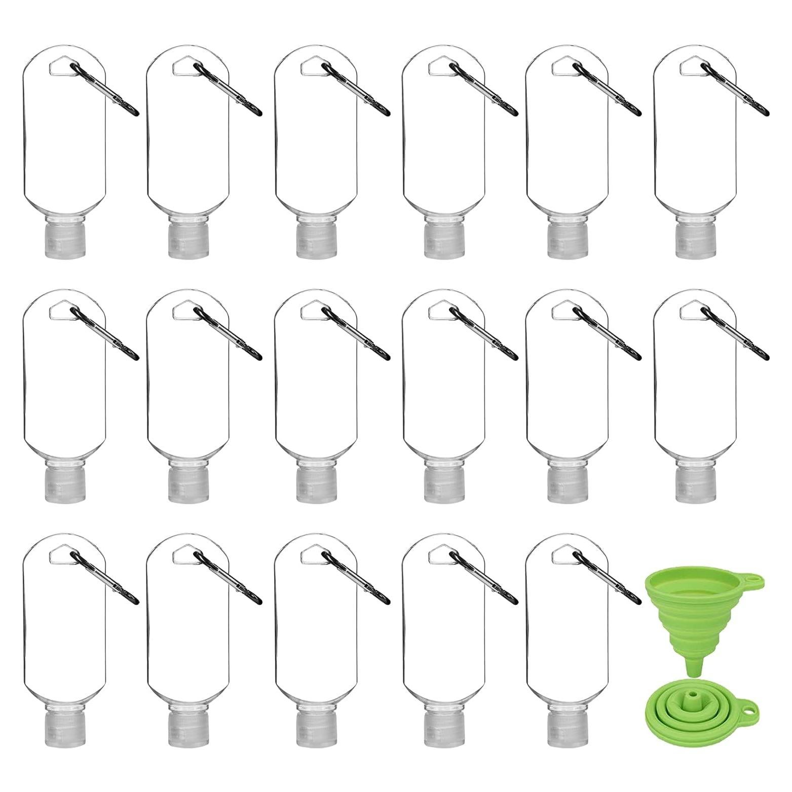 30 Botellas Vacías de Desinfectante Abodhu 60ml Portátiles