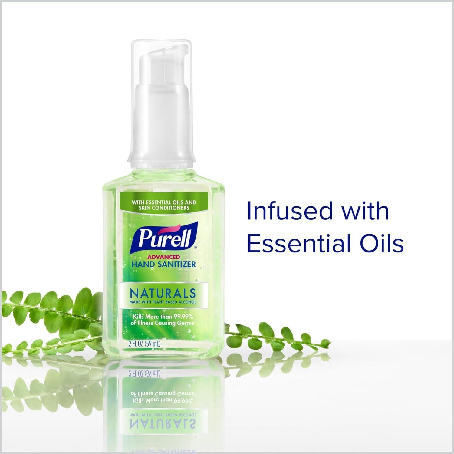 Desinfectante de Manos Purell Advanced Naturals 2 oz - Paquete de 6