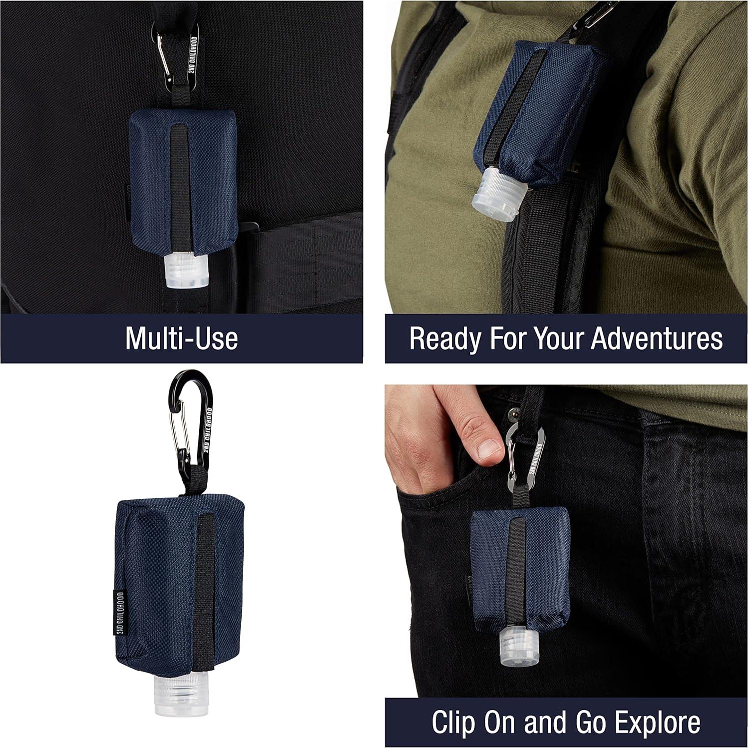 Llave desinfectante de manos portátil - Botella 59 ml azul