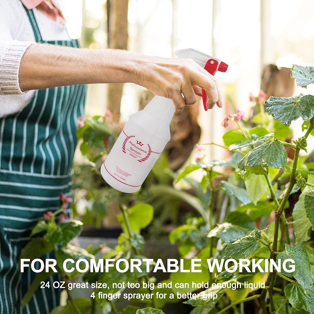 Botellas de Spray Uineko 24 Oz (Paquete de 4) Multiusos