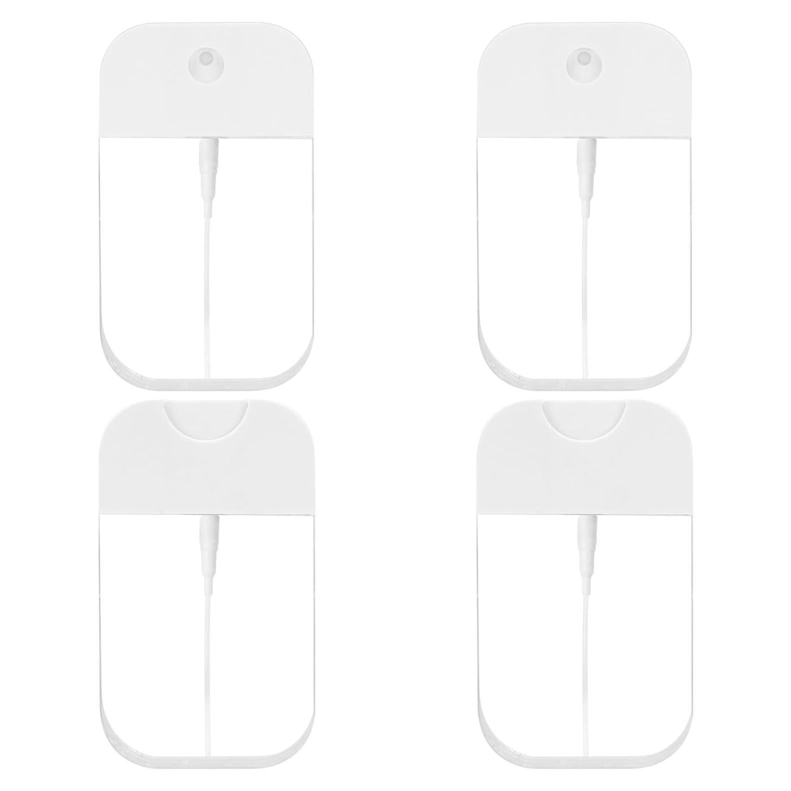 4 Botellas de Spray Rimoev 50 ml Transparentes Reutilizables