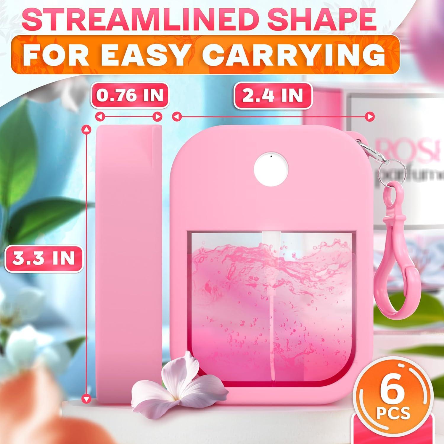 6 Botellas de Perfume Recargables VIKROM 38 ml Viaje