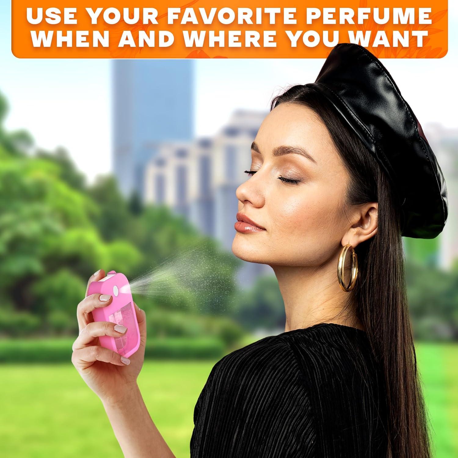 6 Botellas de Perfume Recargables VIKROM 38 ml Viaje