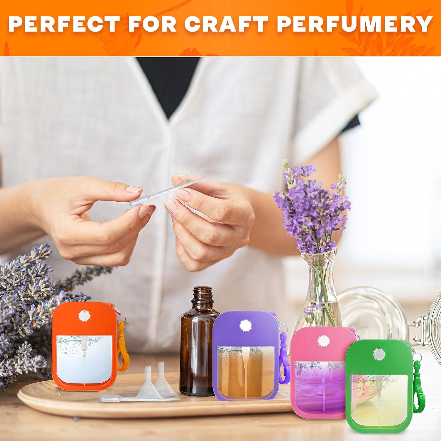 6 Botellas de Perfume Recargables VIKROM 38 ml Viaje