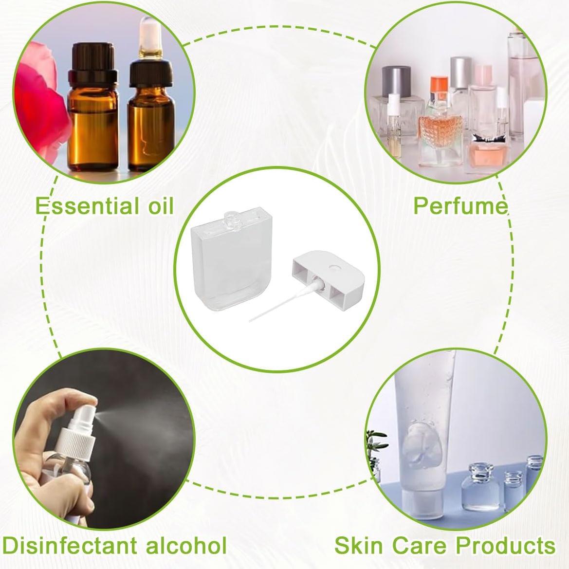 6 Botellas de Spray Transparentes 50ml LMYzhijia Recargables