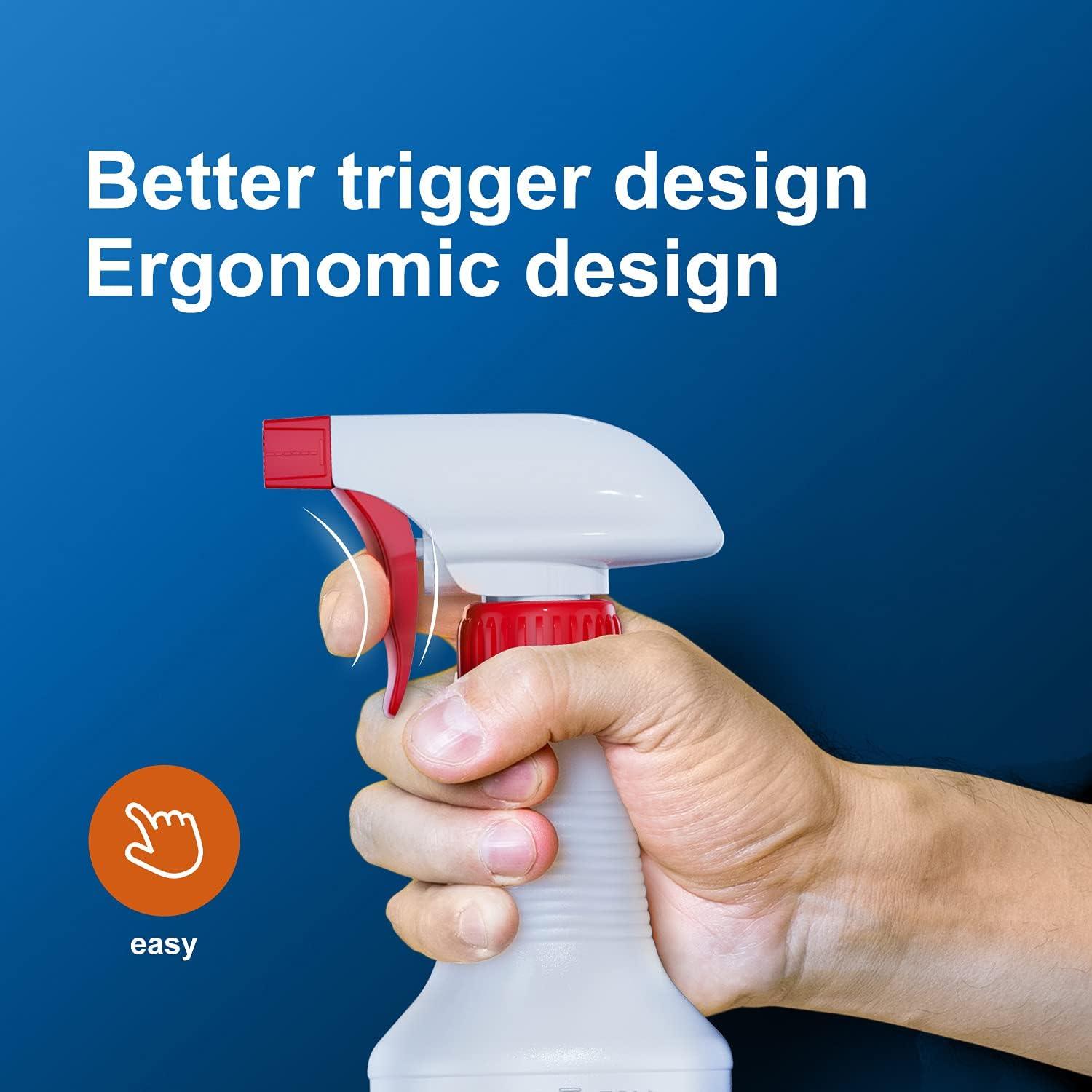 Botellas de Spray Veco 5 Pcs 473 ml Ajustables para Limpieza