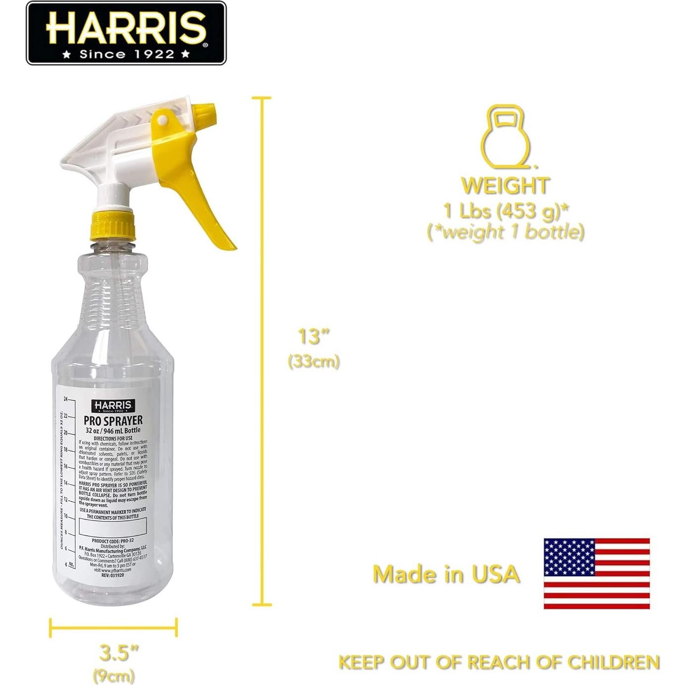 Botella de Spray Profesional HARRIS 32oz Multiusos