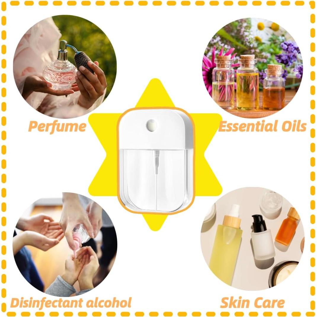 Botella de Spray Recargable QPCMV 38ml Aprobada por TSA