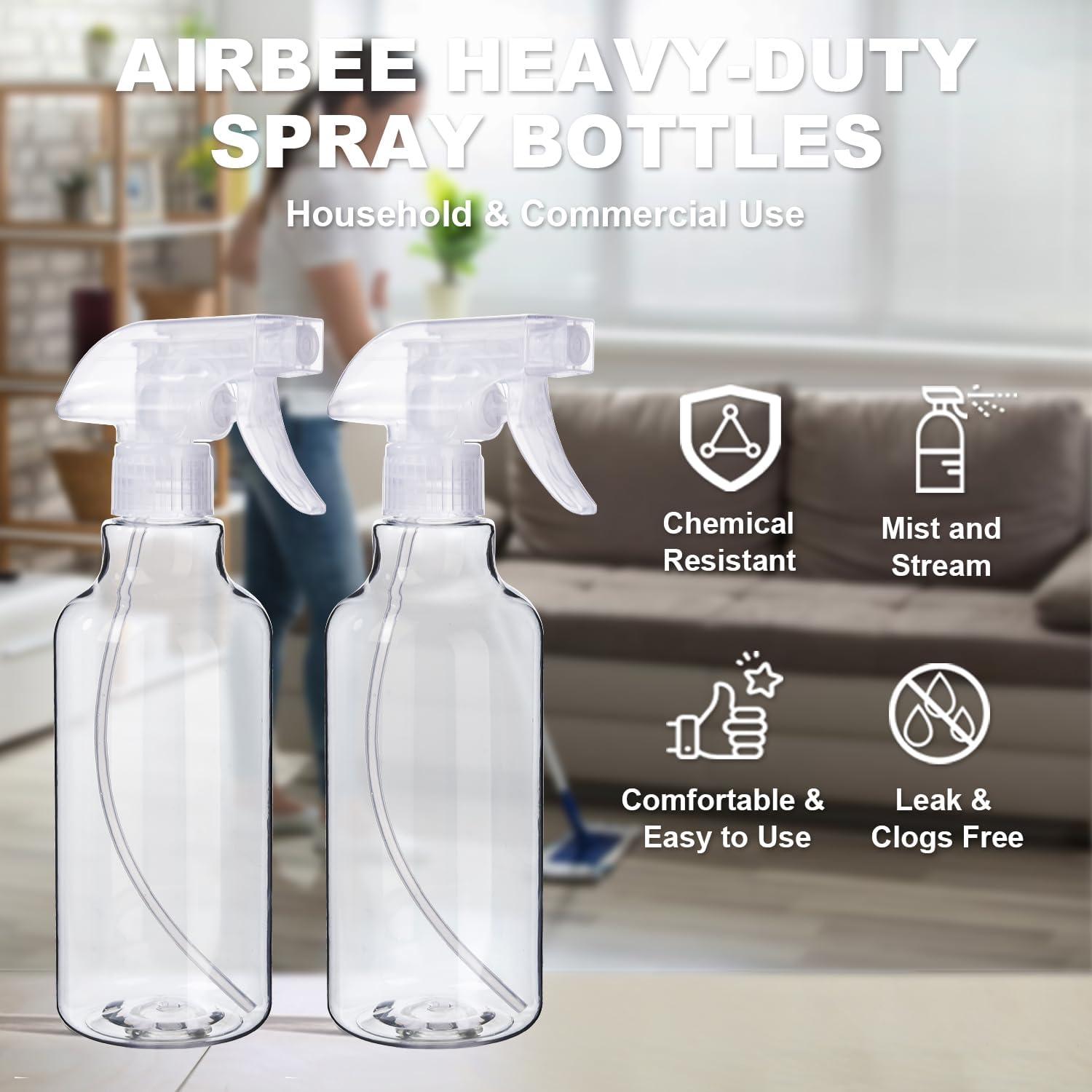 Botellas de Spray de Plástico Airbee 500 ml Paquete de 2