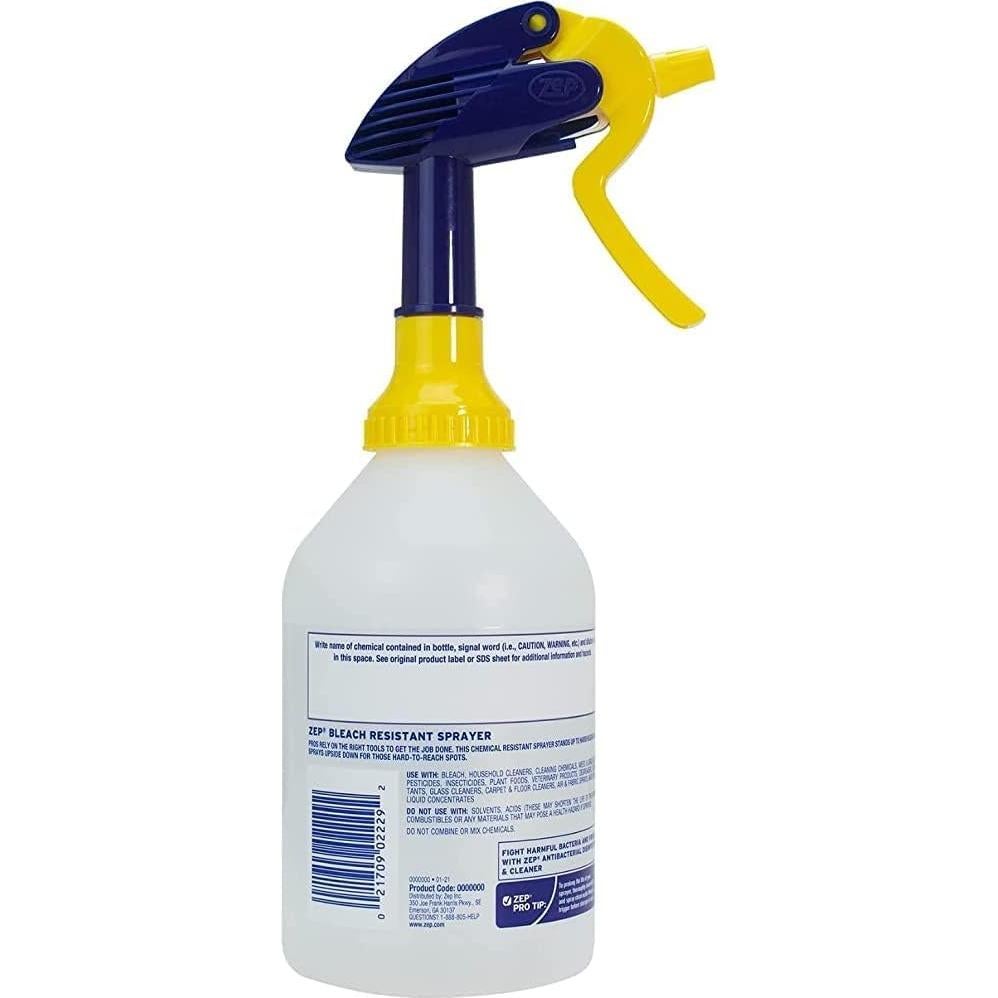 Botella Pulverizadora Zep Profesional 32 oz Resistente al Blanqueador
