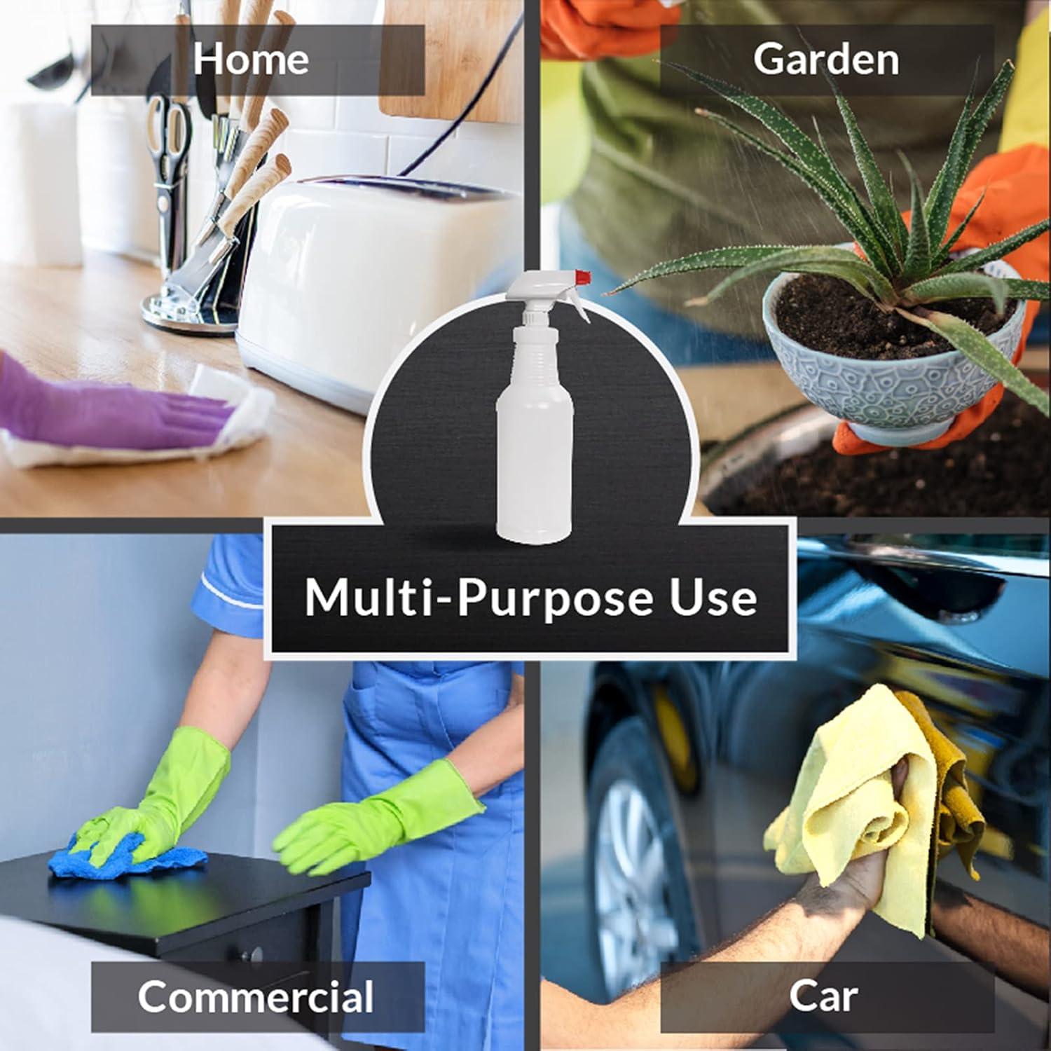 Botellas de Spray de Plástico Pinnacle Mercantile 32 oz - Paquete de 3