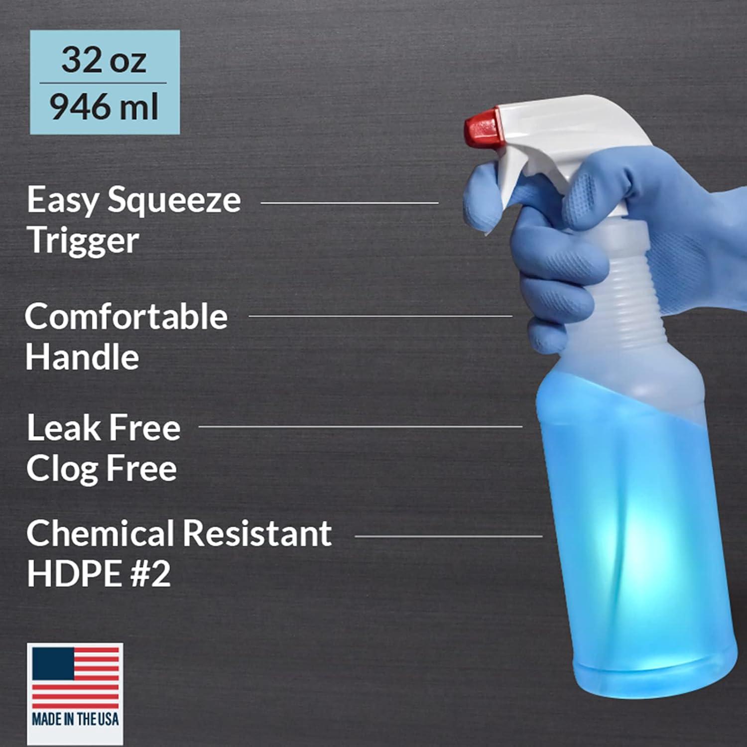 Botellas de Spray de Plástico Pinnacle Mercantile 32 oz - Paquete de 3