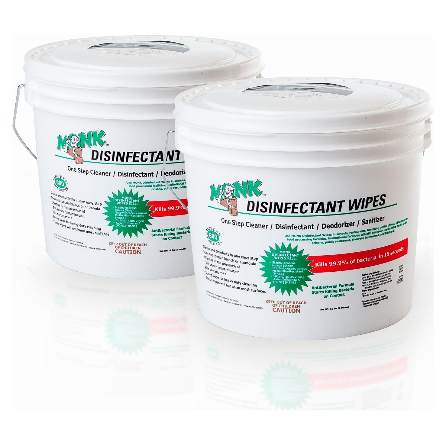 Toallitas Desinfectantes MONK Dreumex 1600 Unidades 9.98 kg