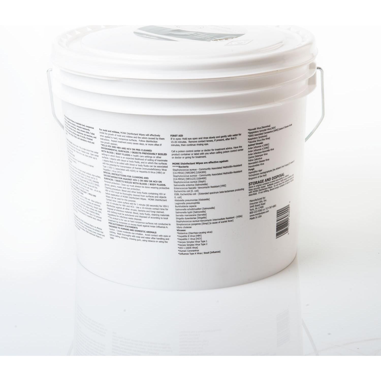 Toallitas Desinfectantes MONK Dreumex 1600 Unidades 9.98 kg