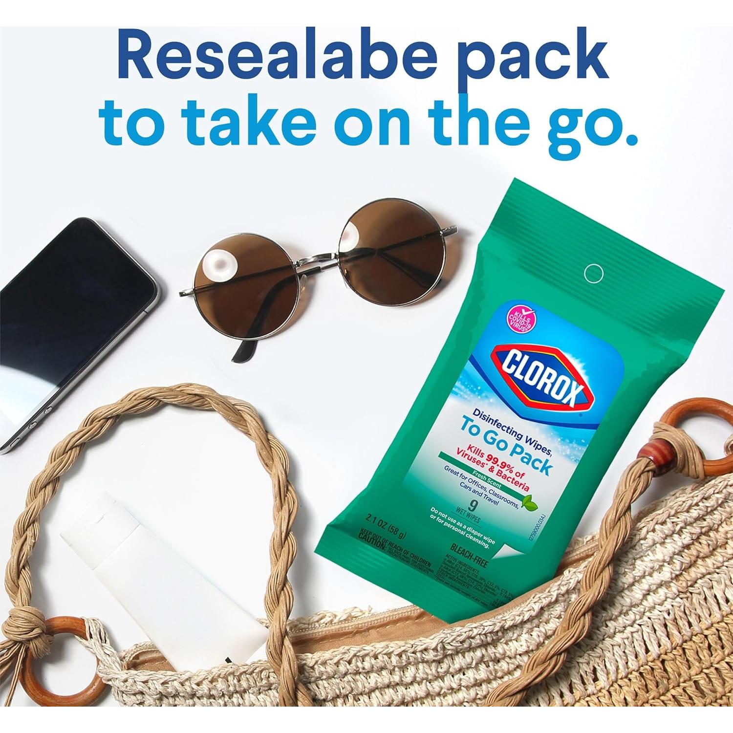 Toallitas Desinfectantes Clorox Aroma Fresco 24 Unidades