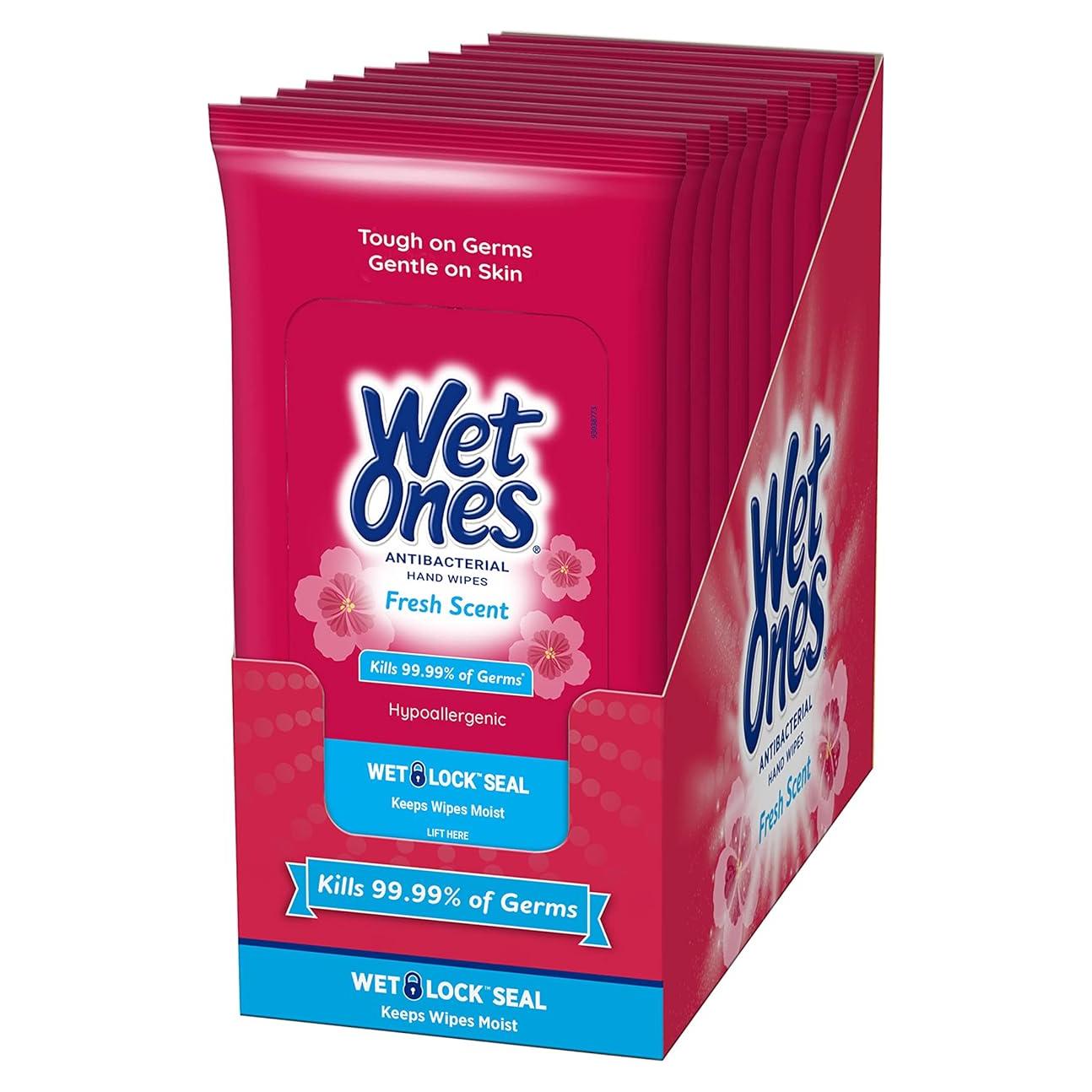 Toallitas Antibacteriales Wet Ones Aroma Fresco 200 Unidades