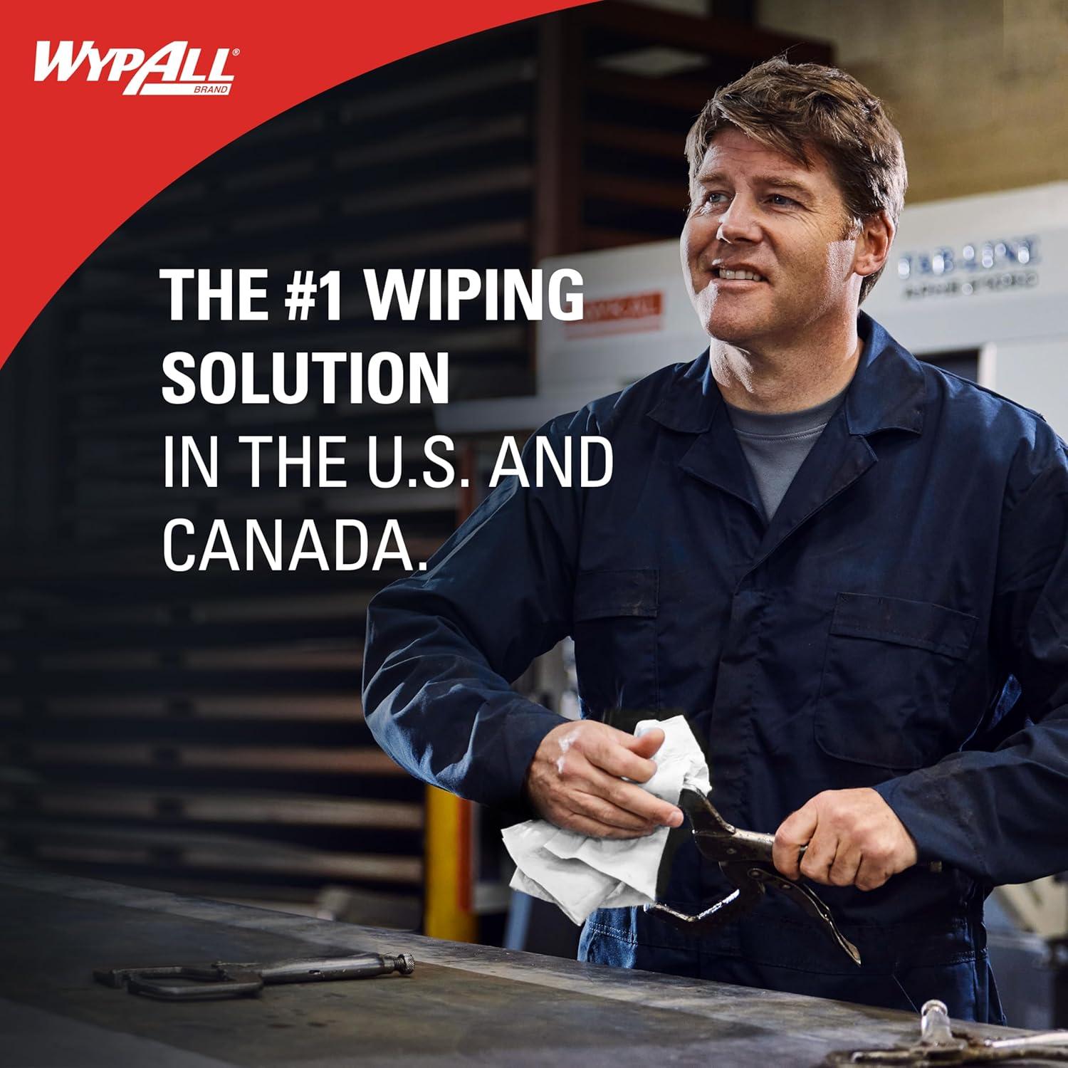 Toallitas Desinfectantes WypAll 54481 - 555 Hojas, Peróxido de Hidrógeno