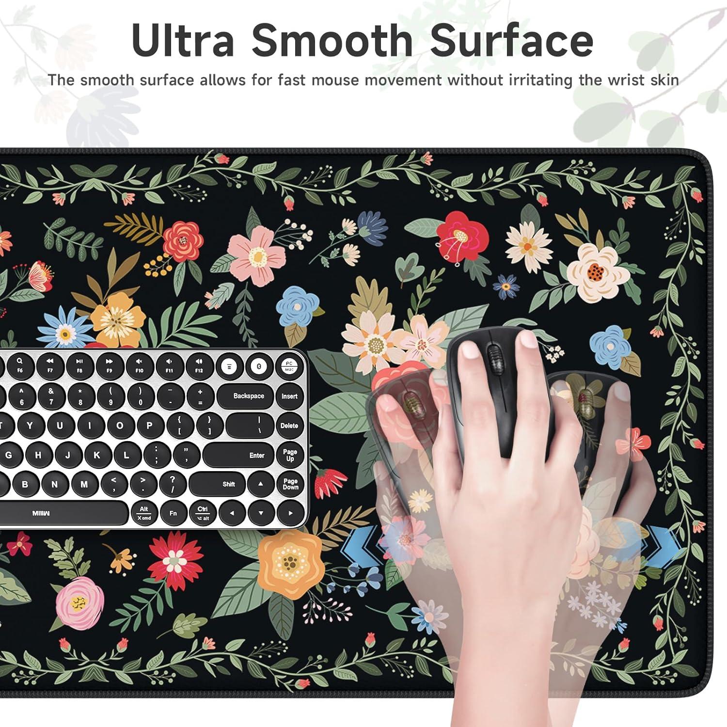 Alfombrilla de Escritorio HAOCOO Grande Antideslizante 90x40cm