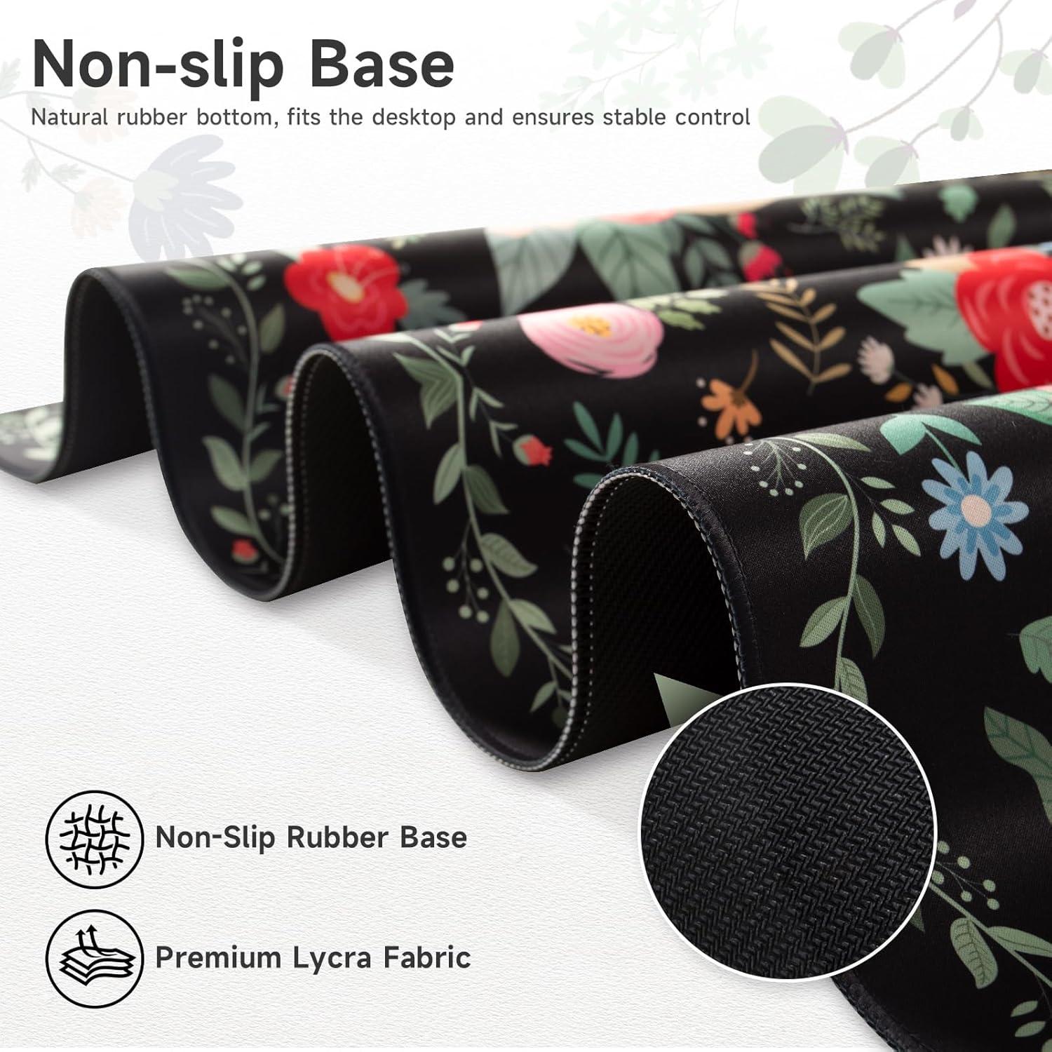 Alfombrilla de Escritorio HAOCOO Grande Antideslizante 90x40cm