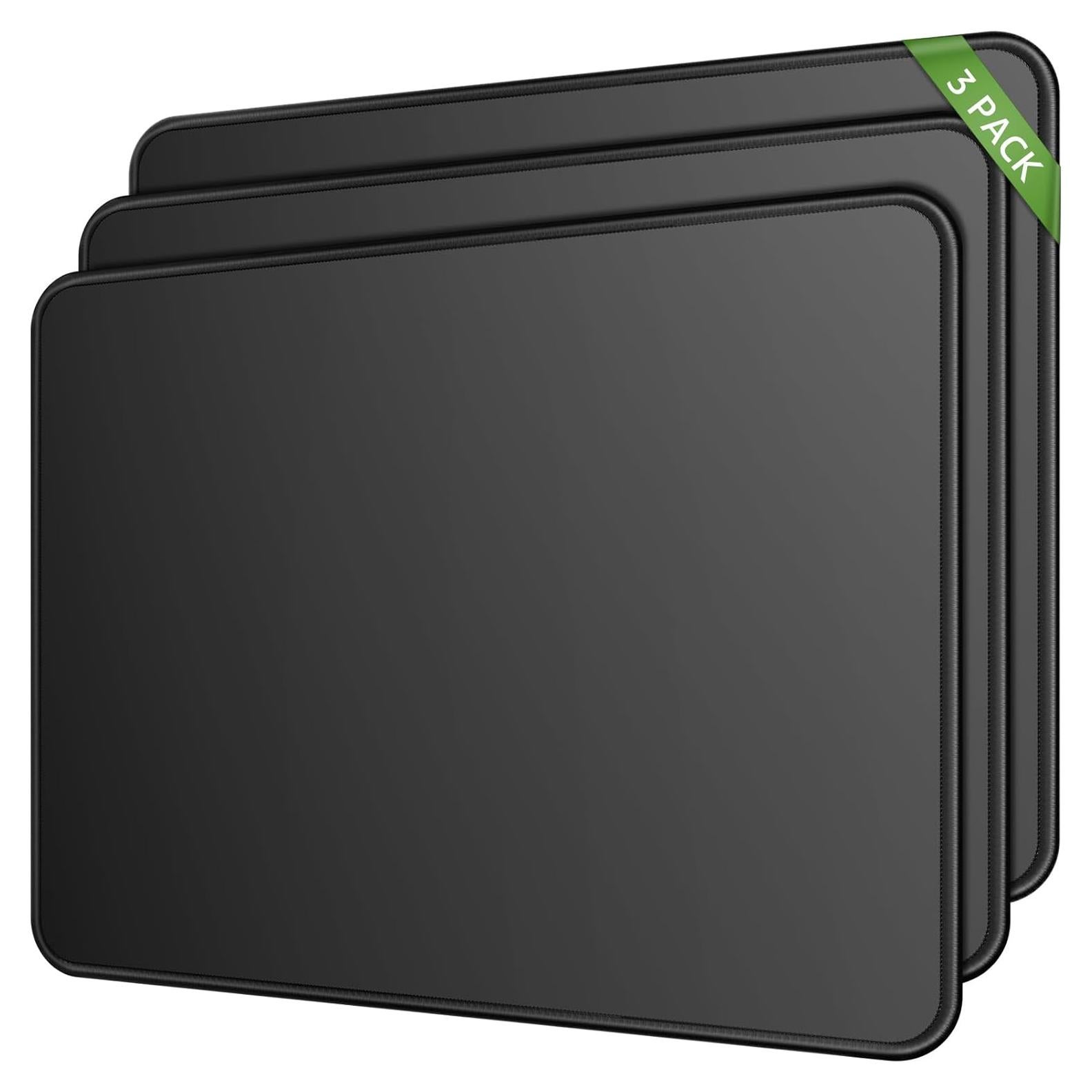 Alfombrilla de Ratón MROCO Negra 3 Piezas 27.9x21.6 cm