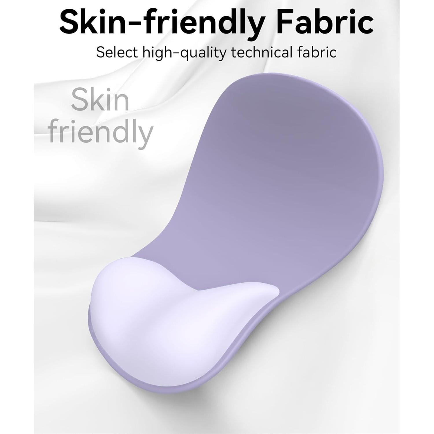 Almohadilla para Mouse Ergonómica eulps con Reposamuñecas Gel Púrpura