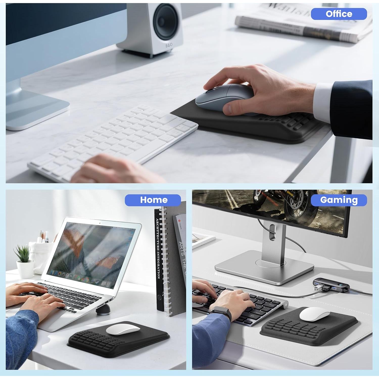 Almohadilla Ergonómica para Ratón MEKASS con Soporte Muñeca