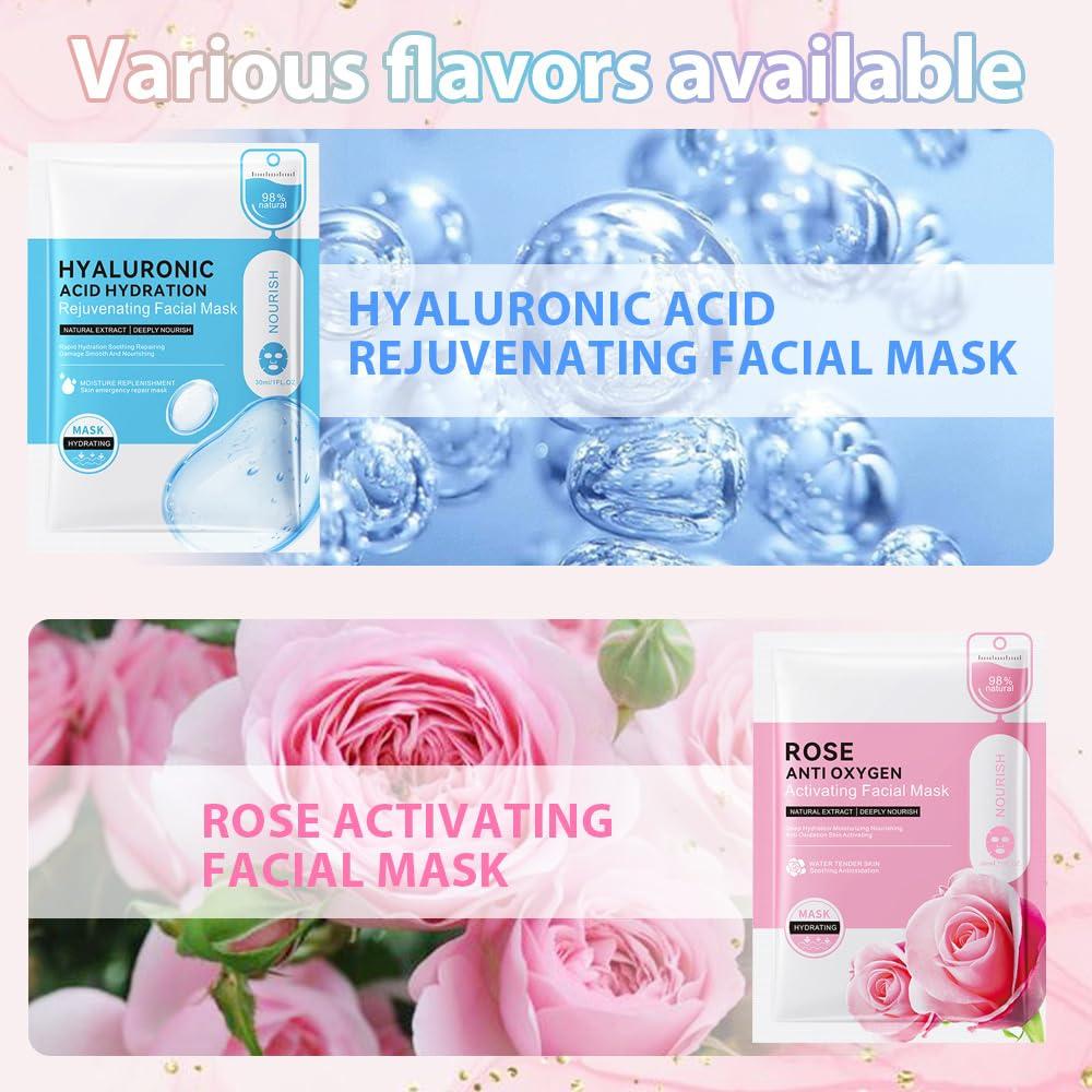 Máscara Facial Hidratante CAKAILA - Paquete de 10 Piezas