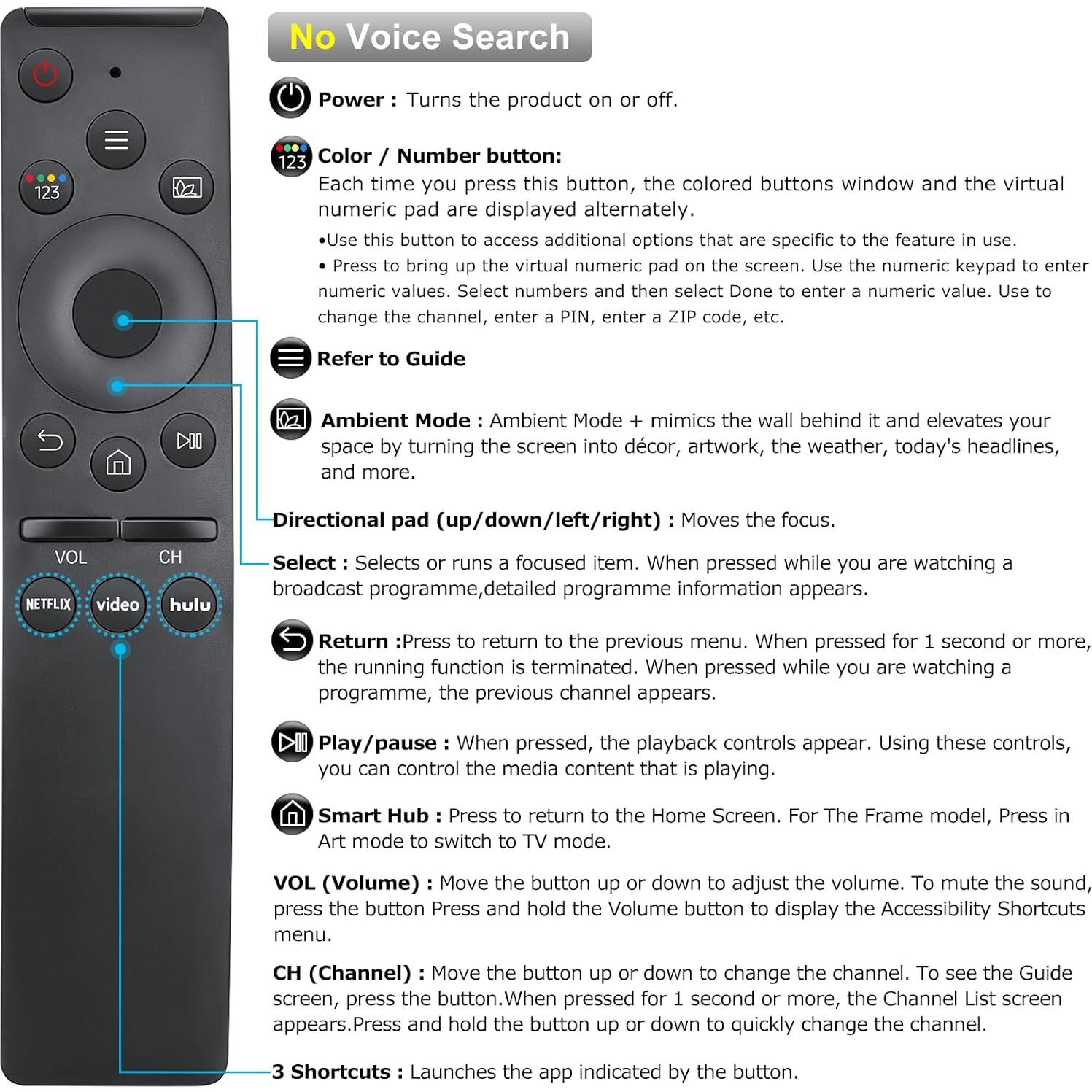 Pack 2 Controles Remotos Universales Angrox para TV Samsung