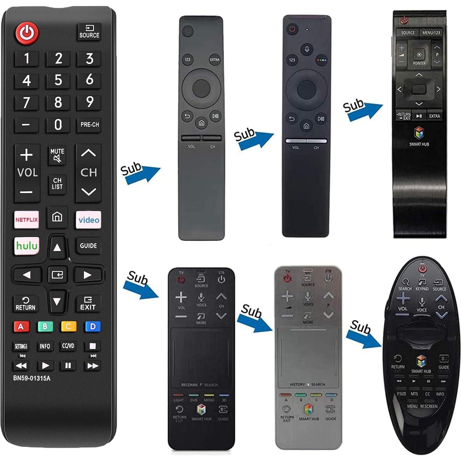 Control Remoto Universal Samsung para TVs LCD LED 3D Smart