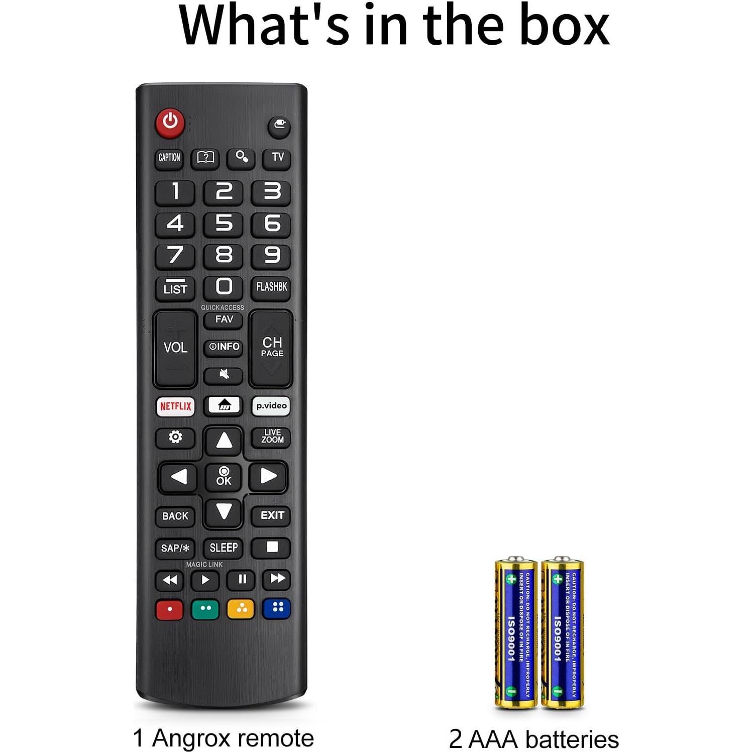 Control Remoto Universal para LG Smart TV AKB75095307